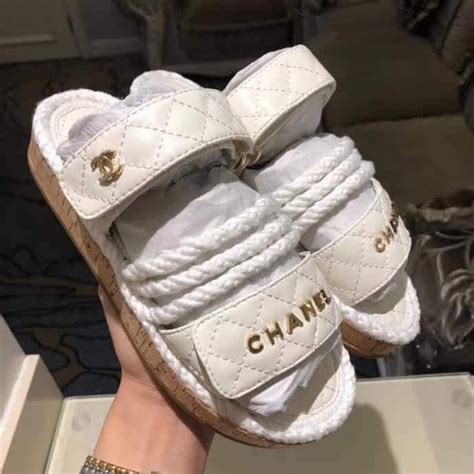 chanel sliders fake|rubber Chanel slides women.